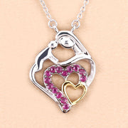 Bids.com 0.28 Carat Genuine Ruby .925 Sterling Silver Pendant Pendants