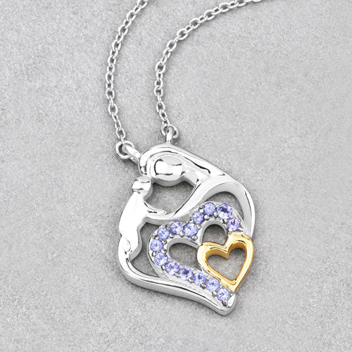 Bids.com 0.28 Carat Genuine Tanzanite .925 Sterling Silver Pendant Pendants