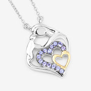 Bids.com 0.28 Carat Genuine Tanzanite .925 Sterling Silver Pendant Pendants