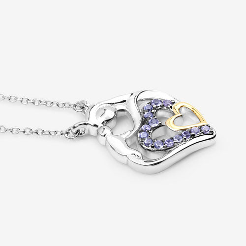 Bids.com 0.28 Carat Genuine Tanzanite .925 Sterling Silver Pendant Pendants