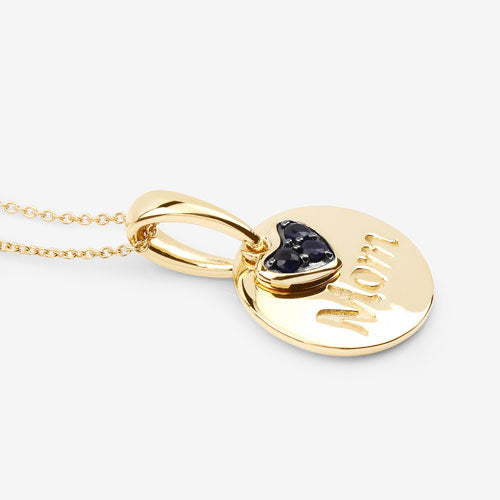 Bids.com 0.20 Carat Genuine Blue Sapphire .925 Sterling Silver Pendant Pendants