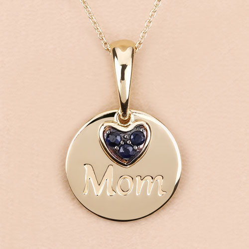 Bids.com 0.20 Carat Genuine Blue Sapphire .925 Sterling Silver Pendant Pendants