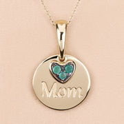 Bids.com 0.17 Carat Genuine Emerald .925 Sterling Silver Pendant Pendants