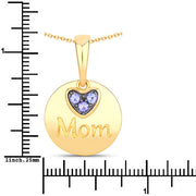 Bids.com 0.21 Carat Genuine Tanzanite .925 Sterling Silver Pendant Pendants