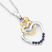 Bids.com 0.14 Carat Genuine Blue Sapphire .925 Sterling Silver Pendant Pendants