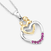 Bids.com 0.14 Carat Genuine Ruby .925 Sterling Silver Pendant Pendants