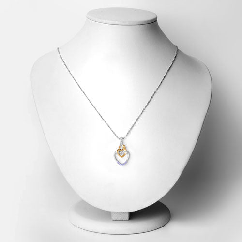 Bids.com 0.14 Carat Genuine Tanzanite .925 Sterling Silver Pendant Pendants