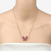Bids.com 4.15 Carat Genuine Ruby and White Zircon .925 Sterling Silver Pendant Pendants