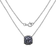 Bids.com 3.08 Carat Genuine Tanzanite .925 Sterling Silver Pendant Pendants