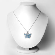 Bids.com 4.84 Carat Genuine Swiss Blue Topaz .925 Sterling Silver Pendant Pendants