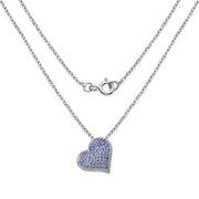 Bids.com 2.98 Carat Genuine Tanzanite .925 Sterling Silver Pendant Pendants