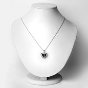 Bids.com 2.66 Carat Genuine Garnet and White Topaz .925 Sterling Silver Pendant Pendants