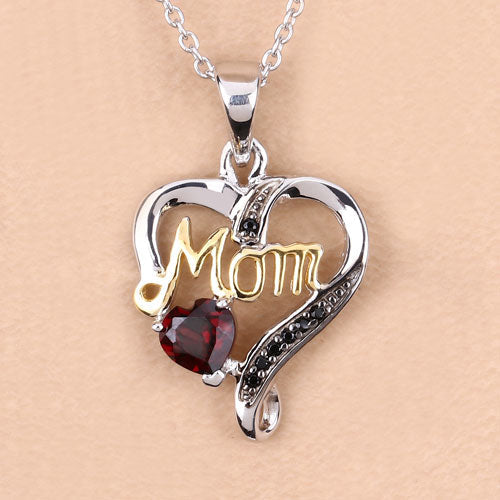 Bids.com 0.55 Carat Genuine Garnet and Black Spinel .925 Sterling Silver Pendant Pendants