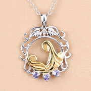 Bids.com 0.11 Carat Genuine Tanzanite .925 Sterling Silver Pendant Pendants