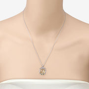 Bids.com 0.09 Carat Genuine Emerald .925 Sterling Silver Pendant Pendants