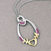 Bids.com 0.18 Carat Genuine Ruby .925 Sterling Silver Pendant Pendants