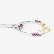Bids.com 0.18 Carat Genuine Ruby .925 Sterling Silver Pendant Pendants