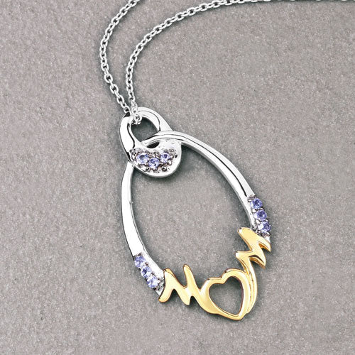 Bids.com 0.18 Carat Genuine Tanzanite .925 Sterling Silver Pendant Pendants