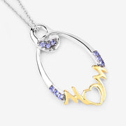 Bids.com 0.18 Carat Genuine Tanzanite .925 Sterling Silver Pendant Pendants