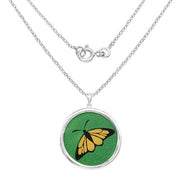 Bids.com 29.50 Carat Genuine Emerald .925 Sterling Silver Pendant Pendants