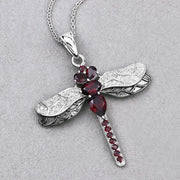 Bids.com 2.29 Carat Genuine Garnet and White Topaz .925 Sterling Silver Pendant Pendants