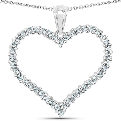 Bids.com 2.10 Carat Genuine Blue Topaz .925 Sterling Silver Pendant Pendants