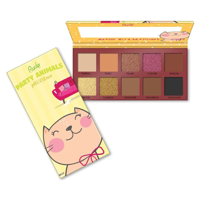 Rude Cosmetics - Rude Cosmetics - Party Animals 10 Eyeshadow Palette