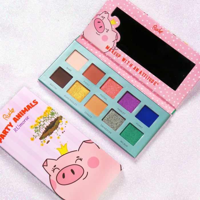 Rude Cosmetics - Rude Cosmetics - Party Animals 10 Eyeshadow Palette