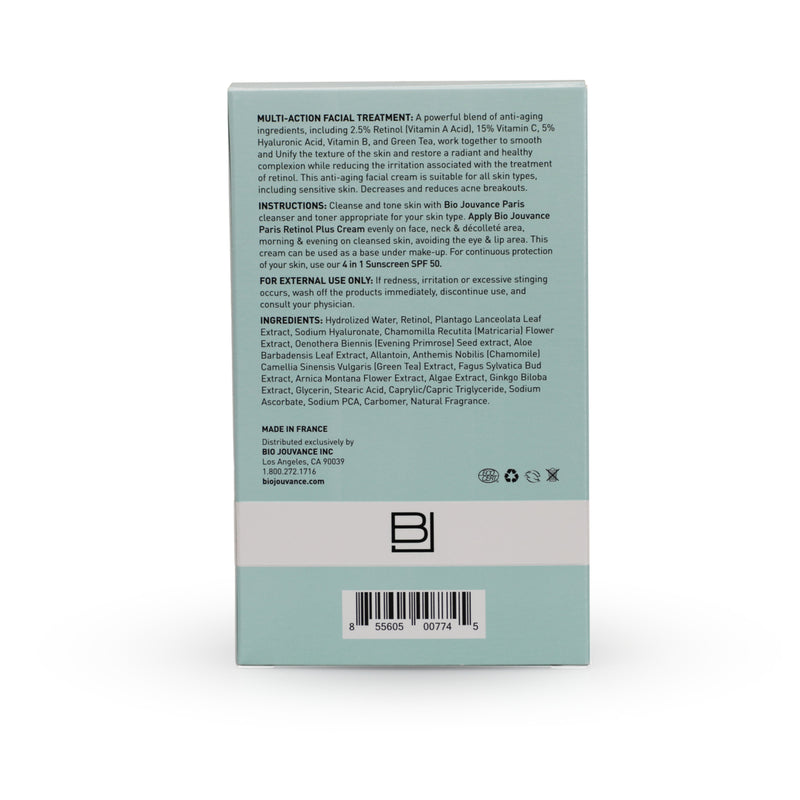Bio Jouvance Paris Consumer Retinol Plus Cream Wholesale