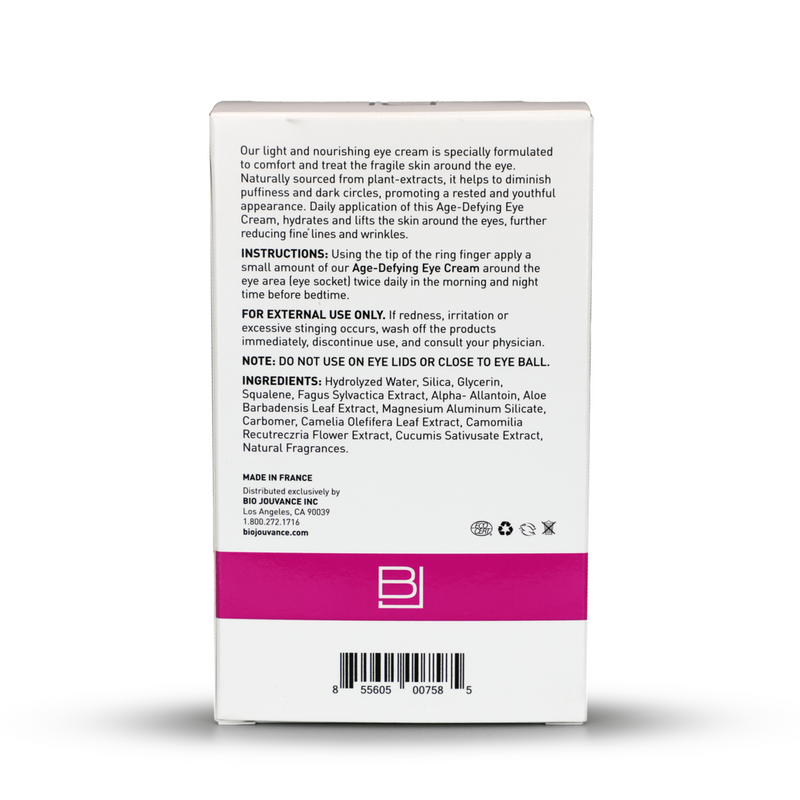 Bio Jouvance Paris Consumer Age Defying Eye Cream Wholesale