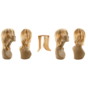 VIP Extensions Pallet #156 - Lot of 100% Human Hair Wigs - Variety of Styles and Colors Wig Black