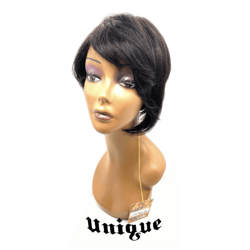 VIP Extensions Pallet #156 - Lot of 100% Human Hair Wigs - Variety of Styles and Colors Wig Black