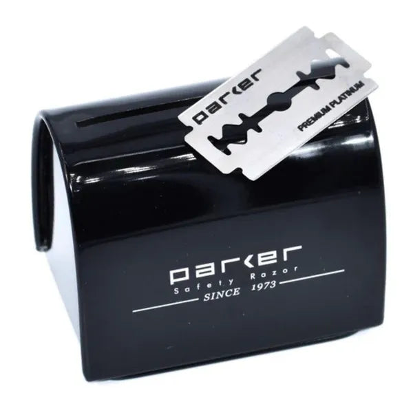 Parker Parker All Metal Razor Blade Disposal Bank Razor Blade Disposal Bank