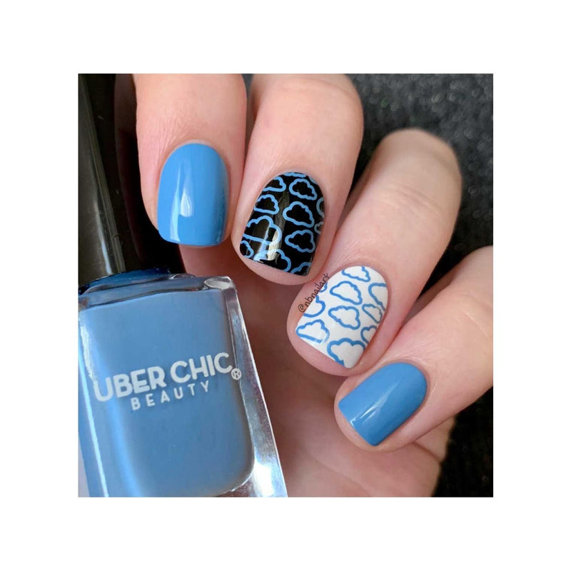UberChic Beauty Partly Cloudy with a Chance of Glam - Stamping Polish Stamping Polish