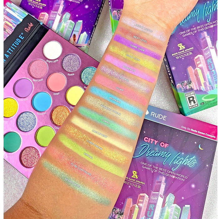 Rude Cosmetics - Rude Cosmetics - City of Dreamy Lights Pastel Eyeshadow Palette