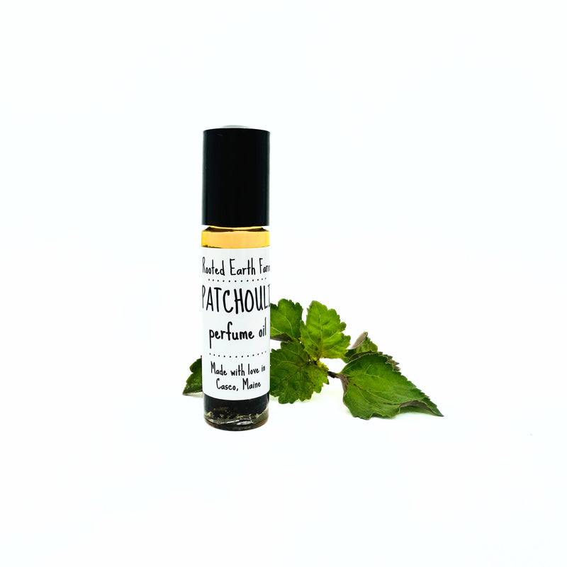 Rooted Earth Farm + Apothecary Patchouli Perfume Oil Organic Perfumes