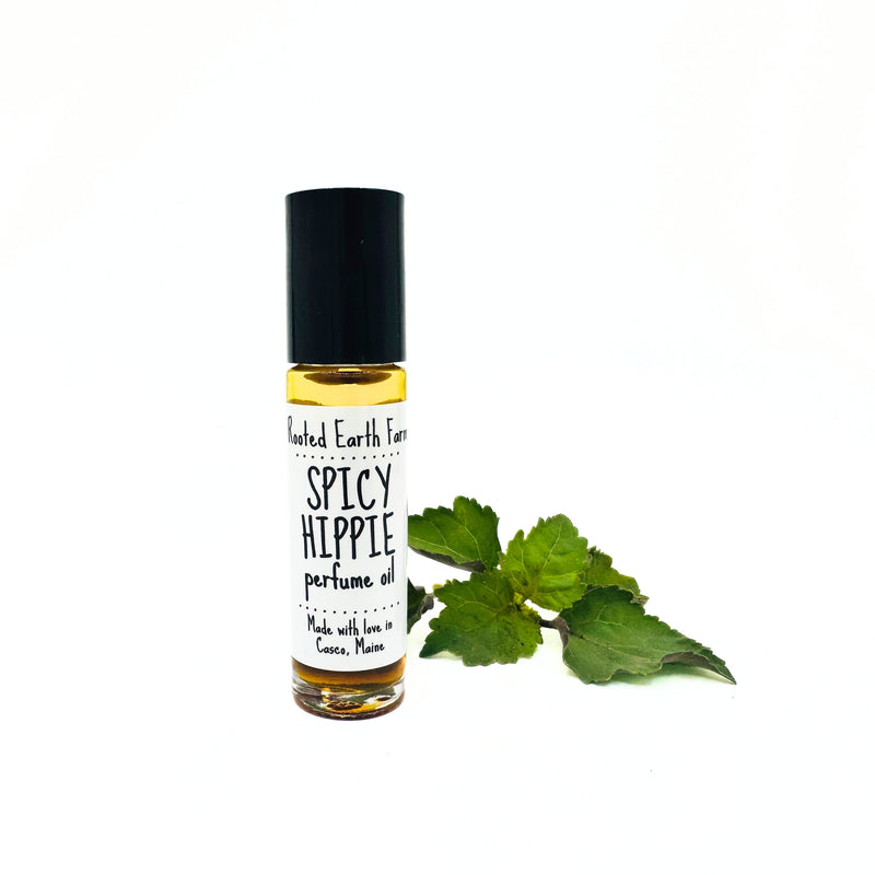Rooted Earth Farm + Apothecary Spicy Hippie Perfume Oil Organic Perfumes