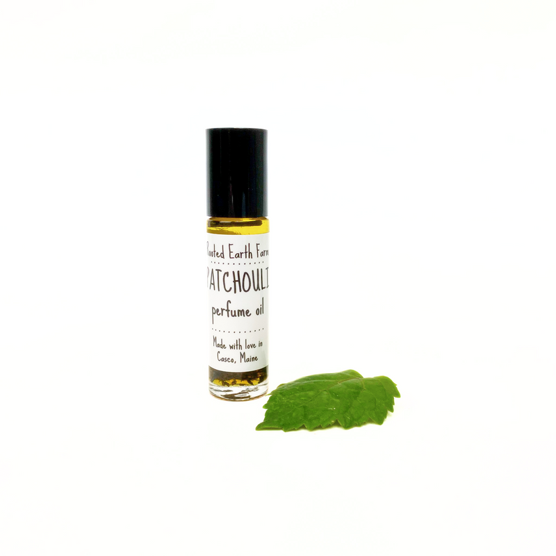 Rooted Earth Farm + Apothecary Patchouli Perfume Oil Organic Perfumes