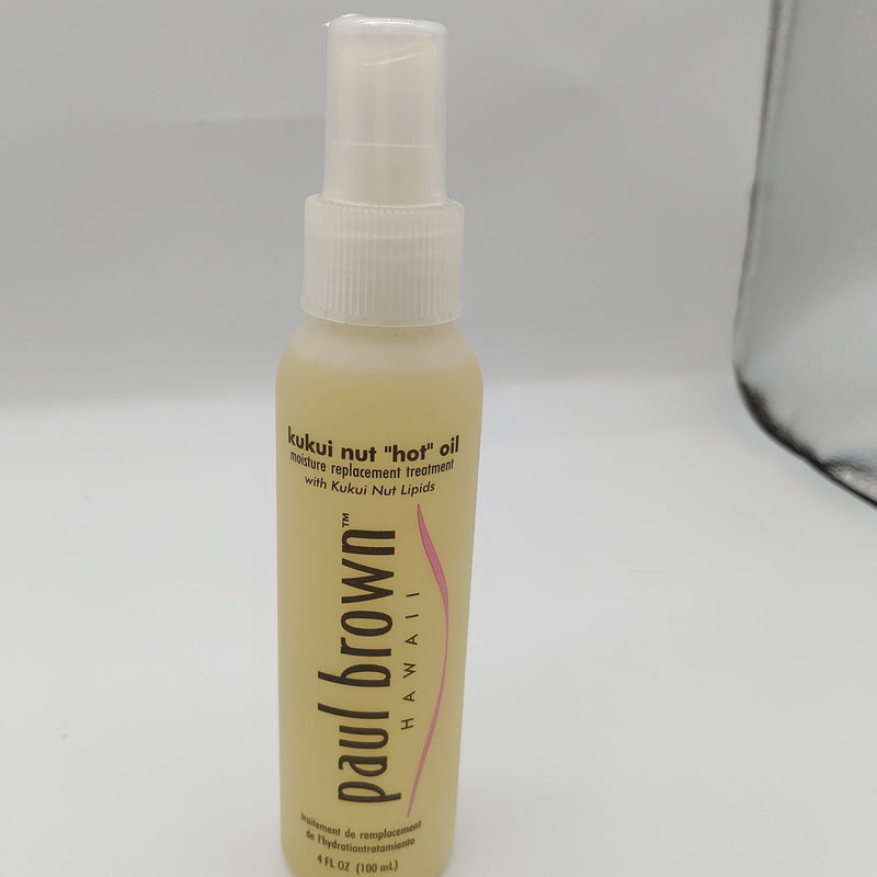 VIP Extensions Paul Brown Hawaii Kukui Nut Hot Oil - Moisture Replacement Treatment (Size : 4 oz) Hair Care