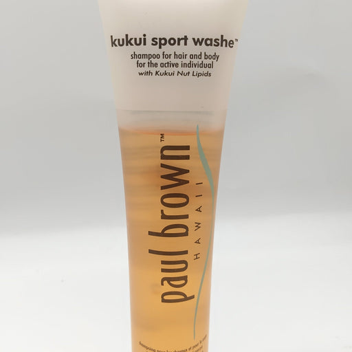 VIP Extensions Paul Brown Hawaii Kukui Sport Wash Shampoo for Hair and Body, 6 oz Shampoo Gray