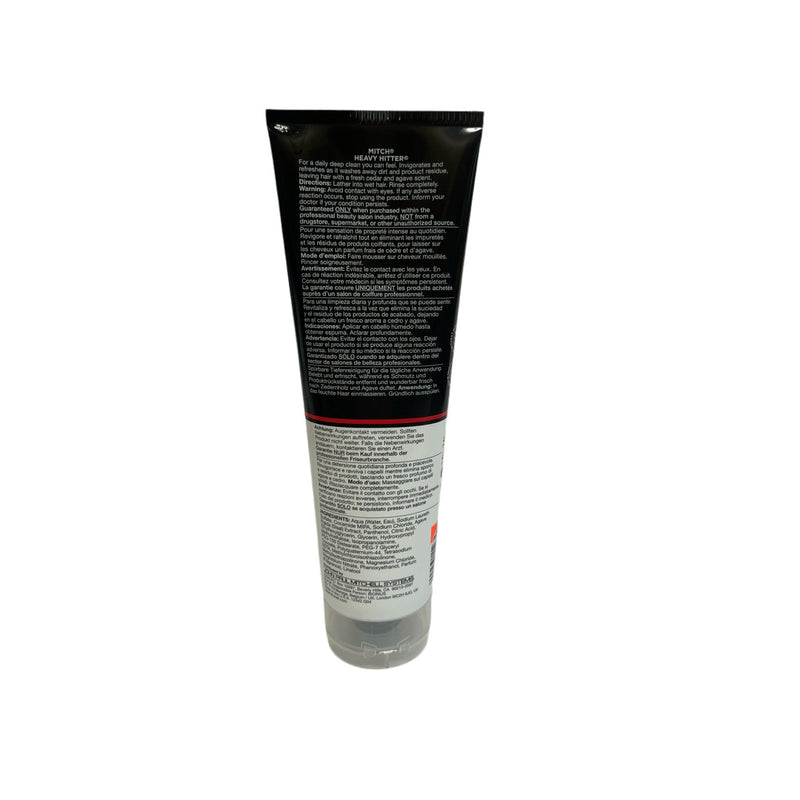 VIP Extensions Paul Mitchell Mitch Heavy Hitter Deep Cleansing Shampoo 8.5 oz Hair Care