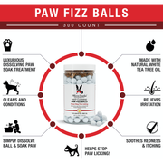 Warren London Deep Cleaning Paw Fizz Balls - Professional Size Grooming Size Product