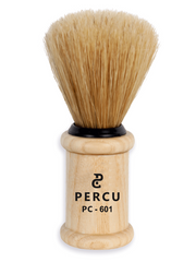Vip Barber Supply Percu Shaving Brush Assorted Finishes Shaving Brush White Smoke Wood Small #PC-601