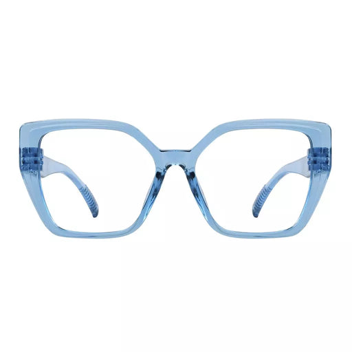 eyekeeper.com 30% Blue Light Blocking Glasses Oversized Metalless Screwless R2314-B15 Eyeglasses