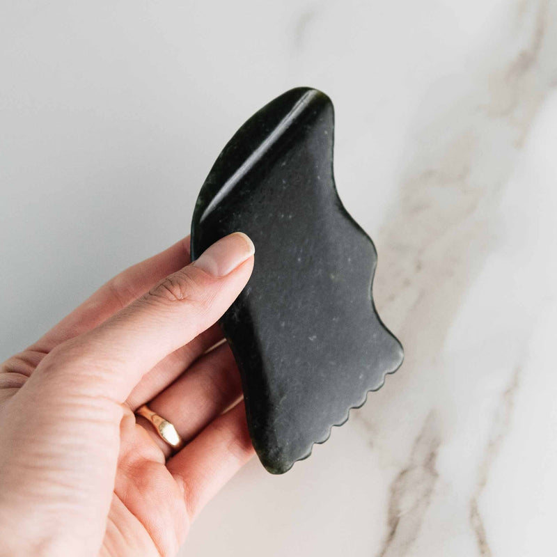Annmarie Skin Care Black Nephrite Gua Sha Lifting Tool- Collective HIDDEN