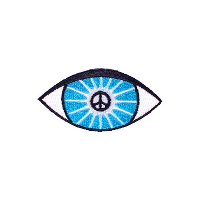 Threddies Peace Sign Evil Eye Patch