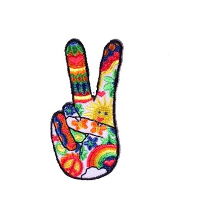 Threddies Psychedelic Peace Fingers Patch