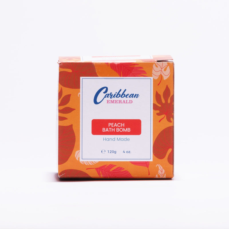 Caribbean Emerald Peach Bath Bomb Bath Bomb