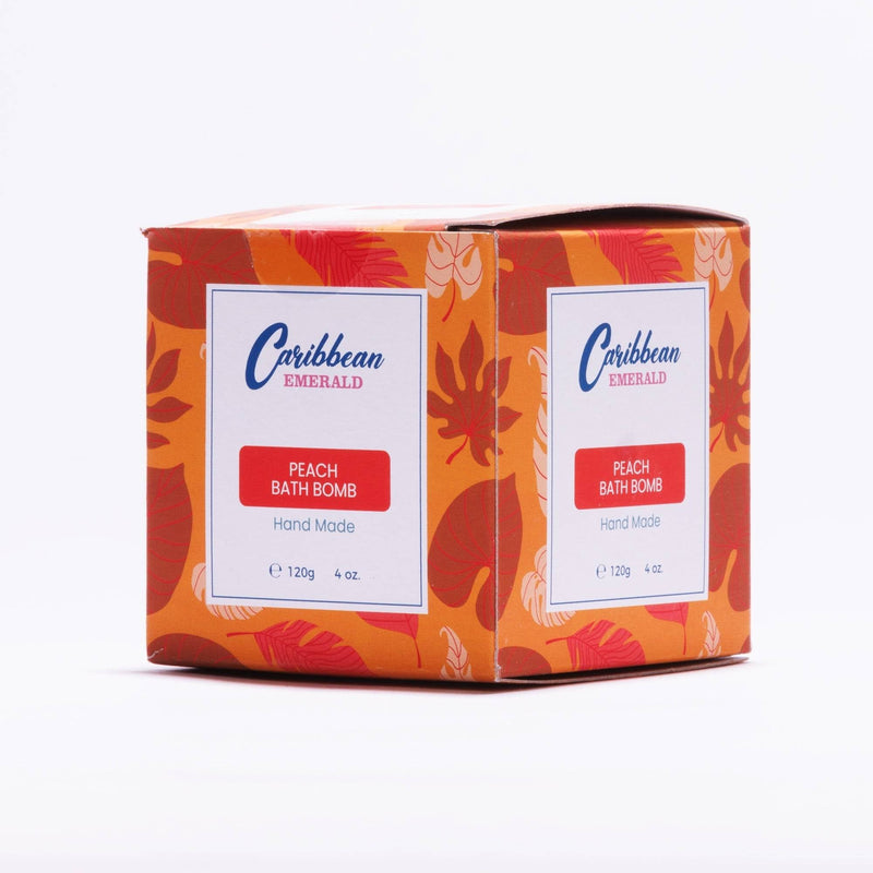 Caribbean Emerald Peach Bath Bomb Bath Bomb