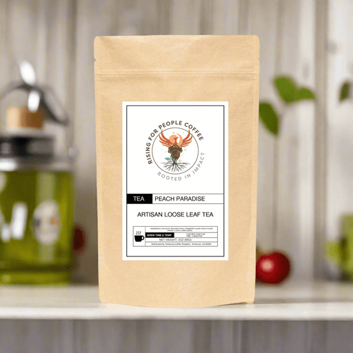 Rising For People Coffee Co. Peach Paradise Tea Coffee